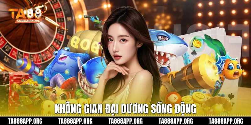 Không gian đại dương sống động